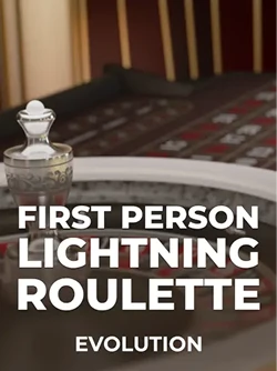 First Person Lightning Roulette live game